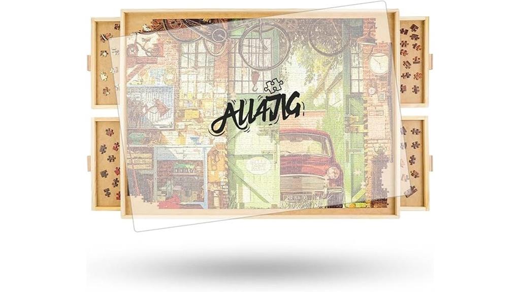 1500 piece rotating puzzle board