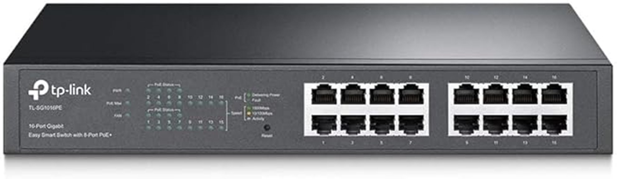 16 port gigabit poe switch