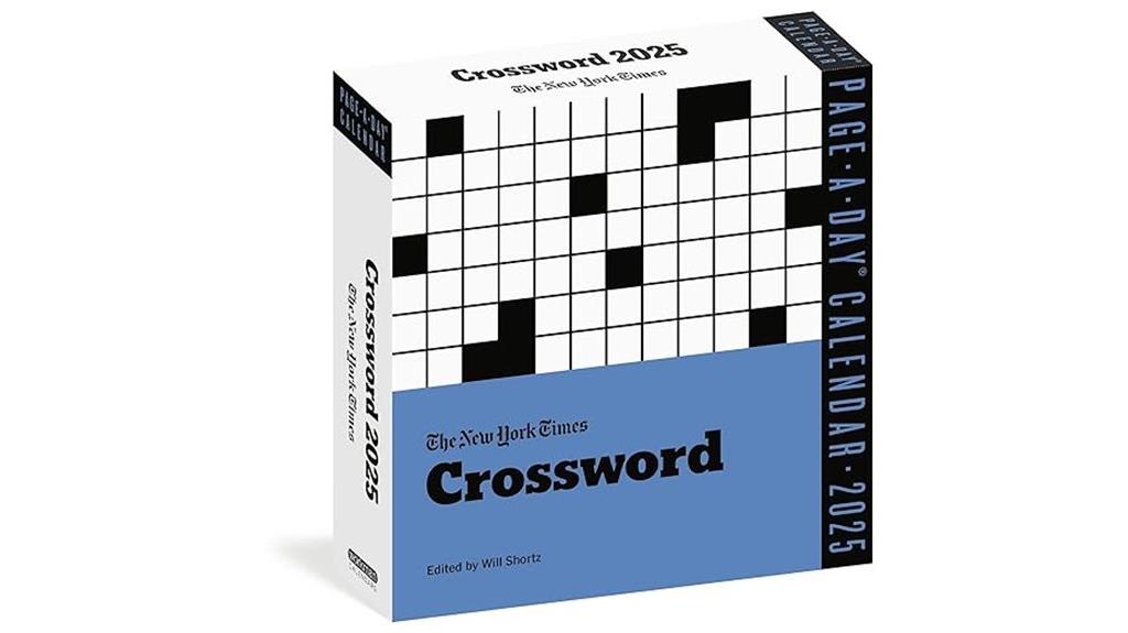 2025 crossword calendar collection