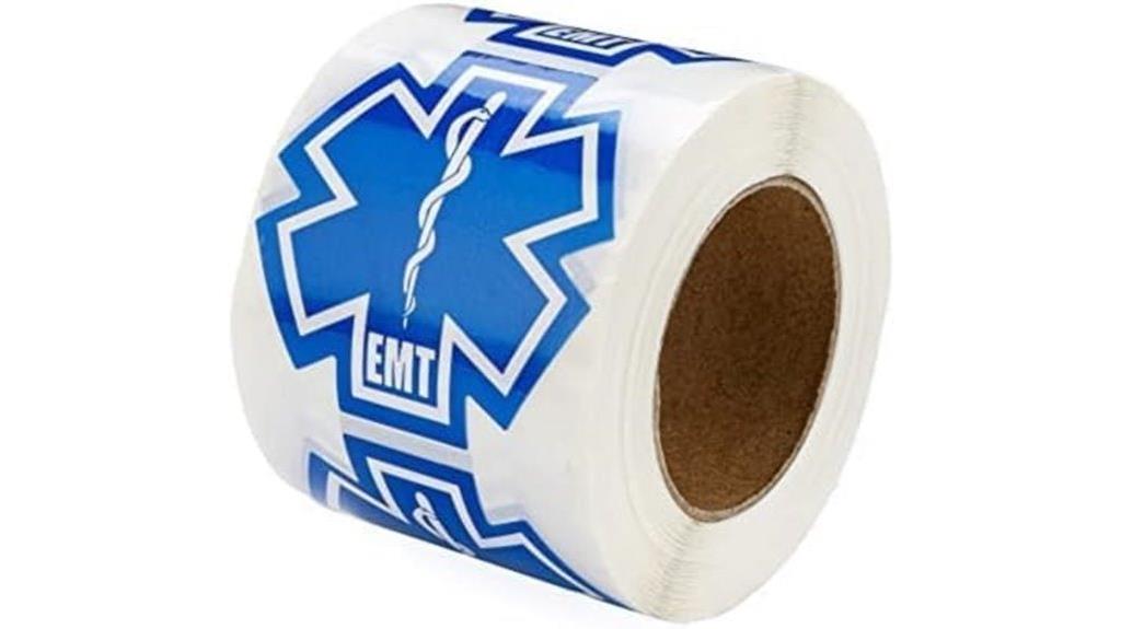 250 emt star of life stickers
