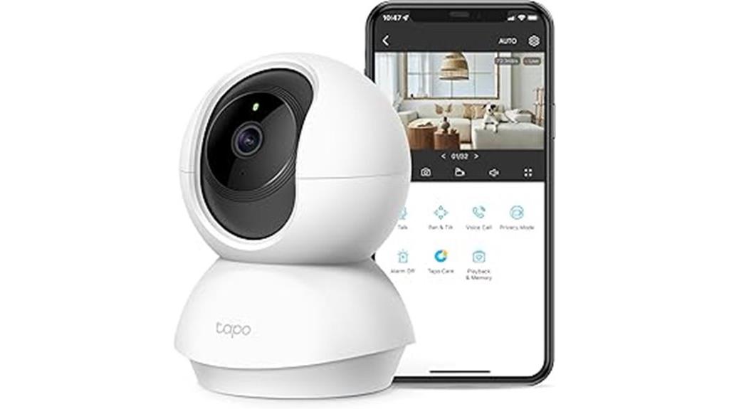 2k pan tilt baby camera