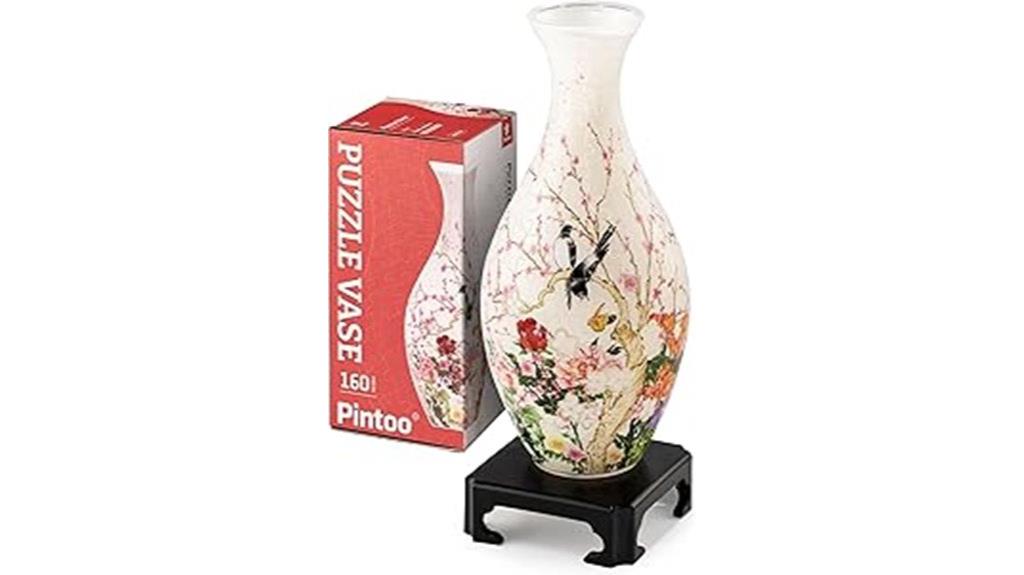 3d puzzle vase decor