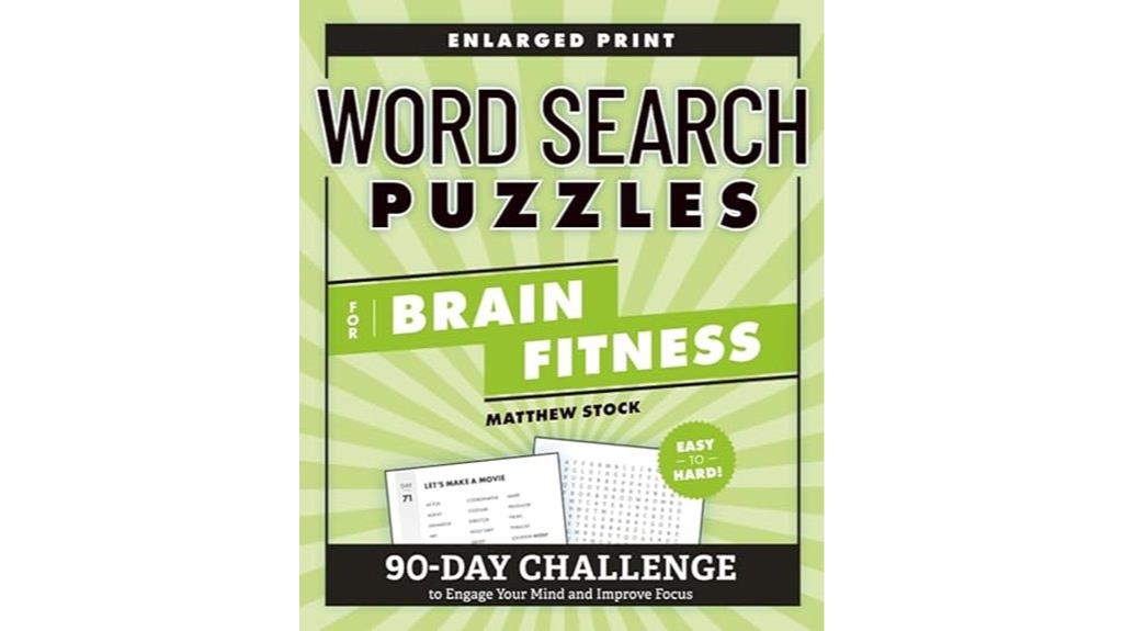 40 day word puzzle brain workout
