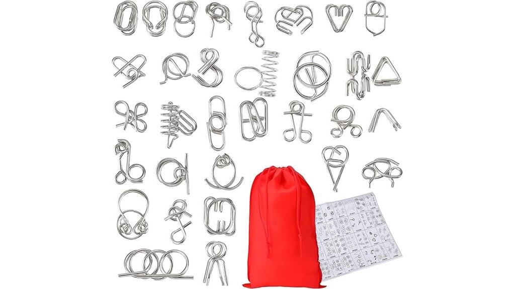 72 piece metal wire puzzle
