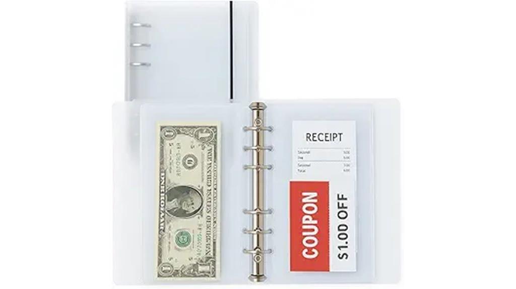 a6 binder with 15 pockets