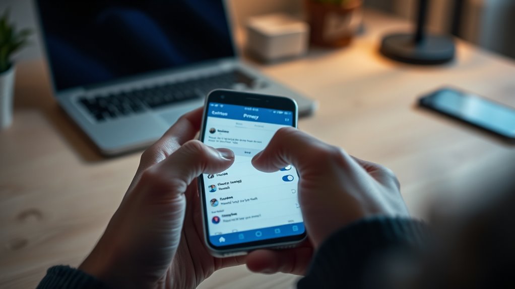 adjust privacy settings regularly