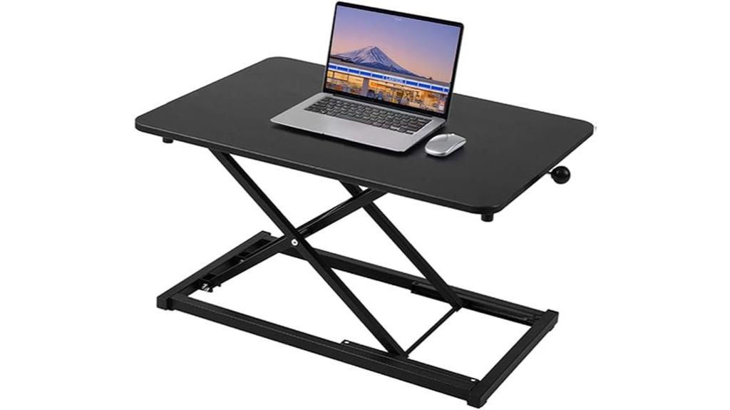 adjustable standing desk converter
