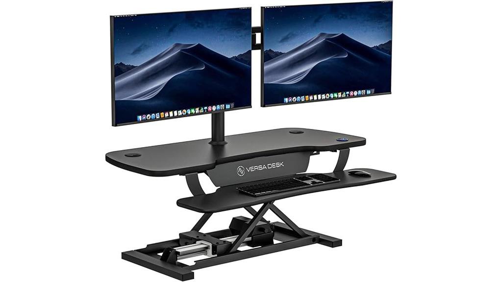adjustable standing desk converter