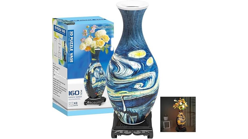 adult 3d puzzle vase