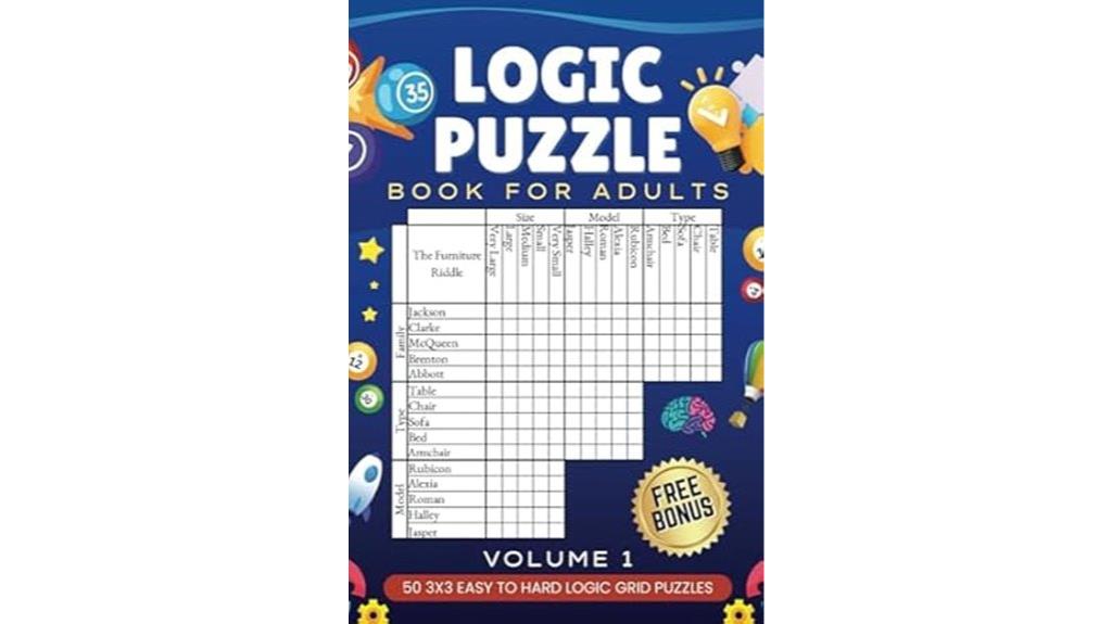 adult puzzle book volume