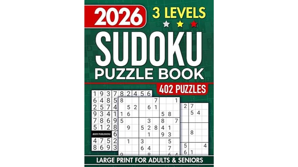 adult senior sudoku book