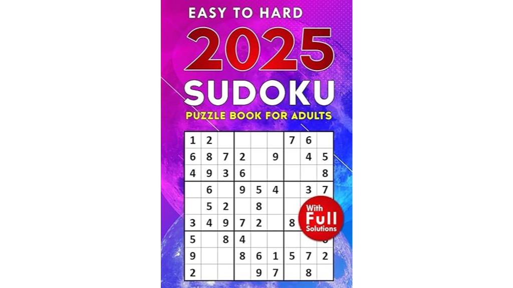 adult sudoku puzzle book