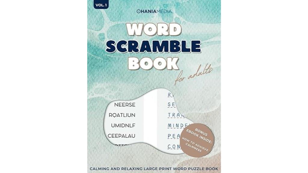 adult vocabulary puzzle book