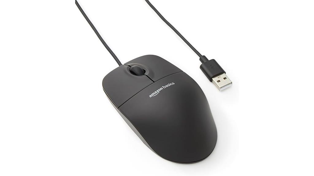 amazon basics wired mouse