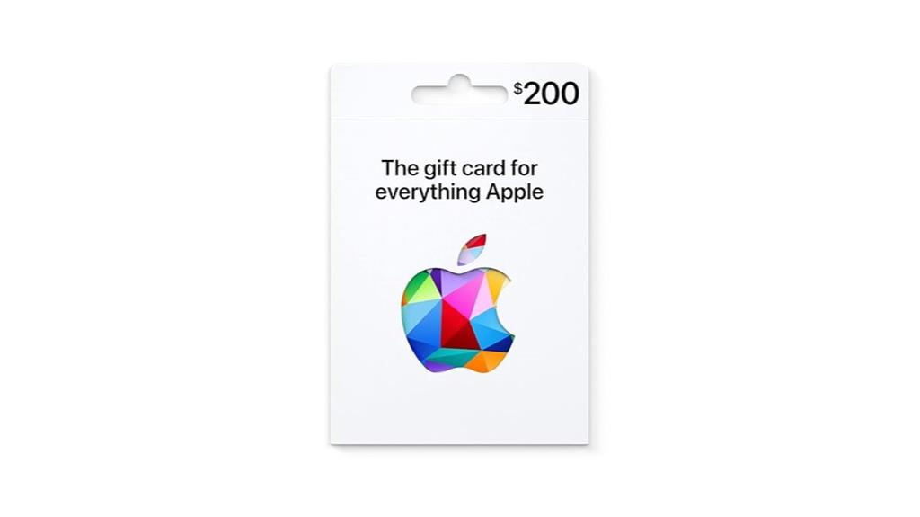 apple gift card benefits