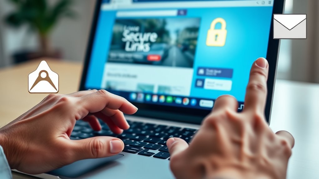 avoid suspicious links attachments