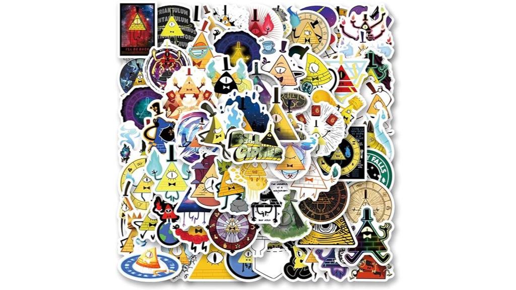 bill cipher sticker set