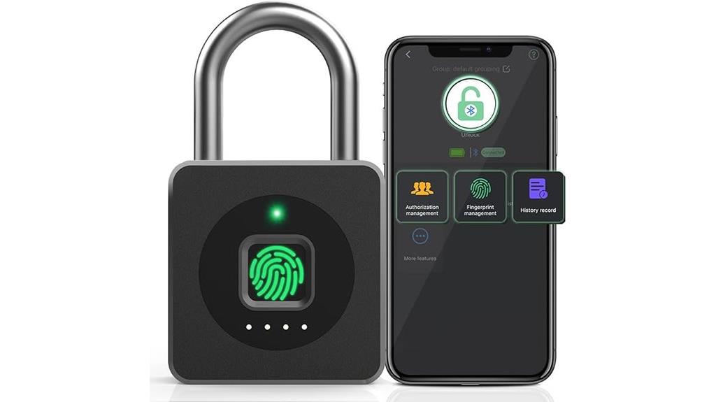 biometric app keyless lock