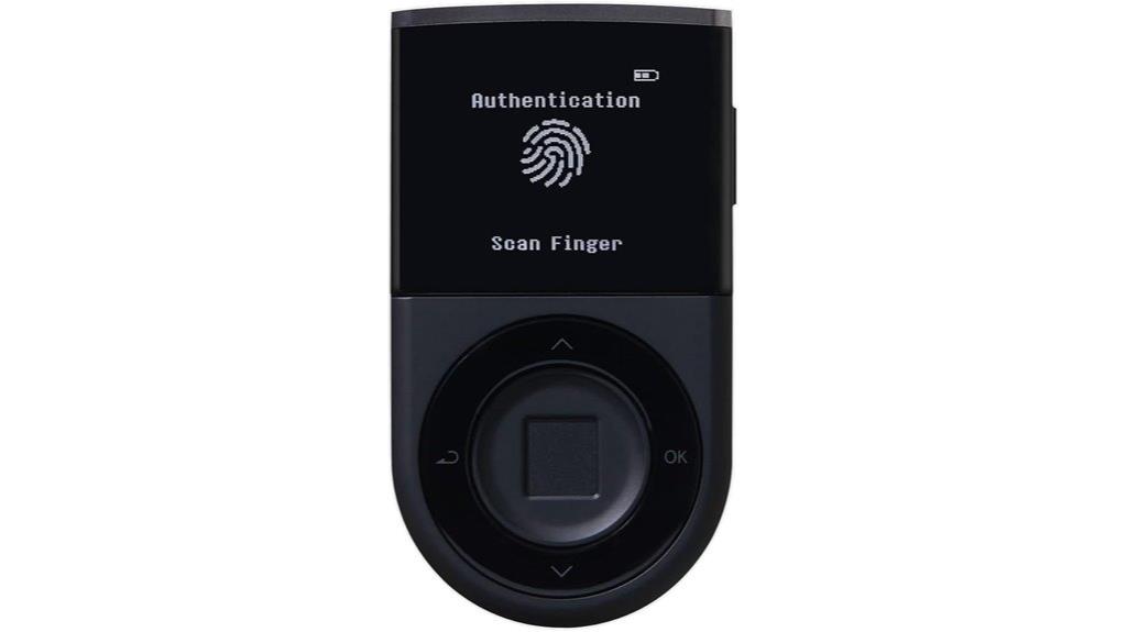 biometric cold crypto wallet