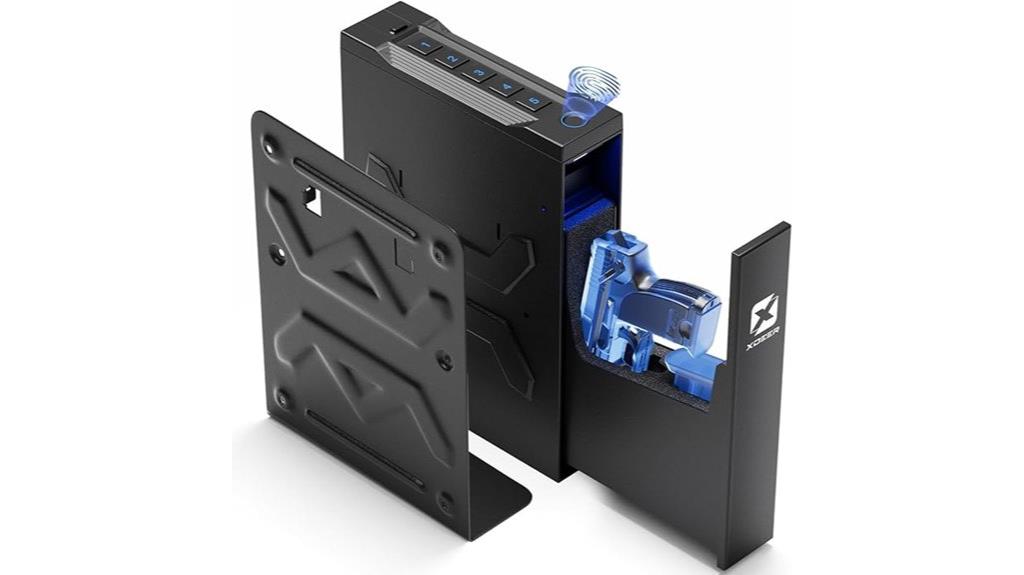 biometric pistol safe features
