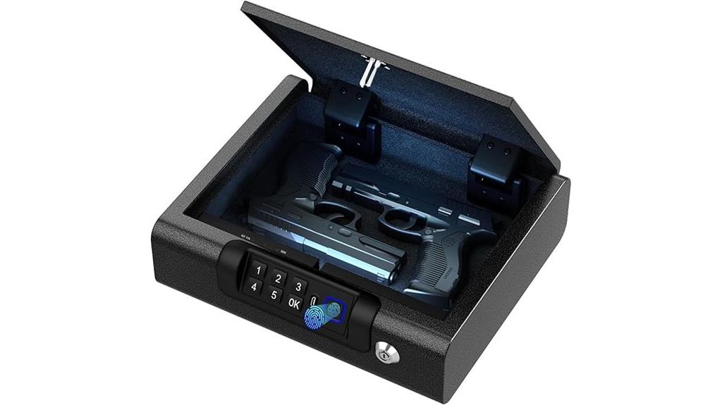 biometric pistol safe technology