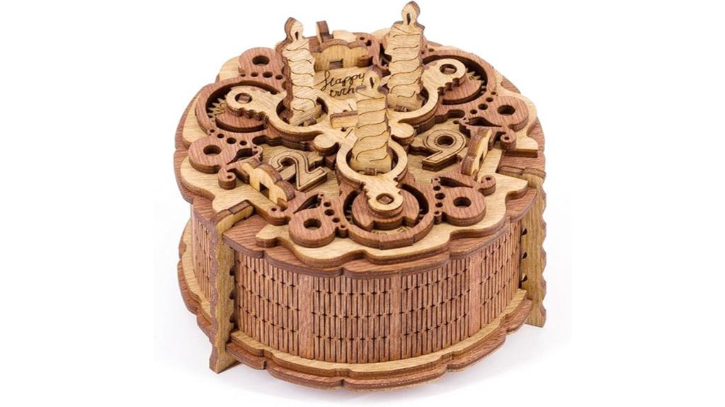 birthday cake puzzle box