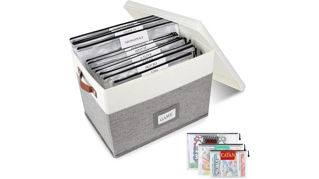 board game zipper bag organizer