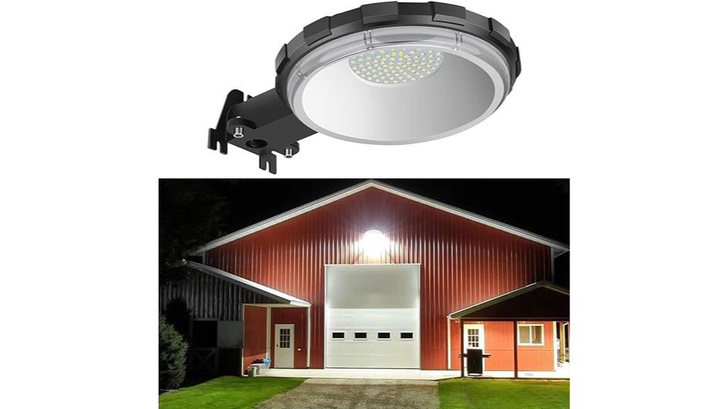 bright outdoor barn lighting