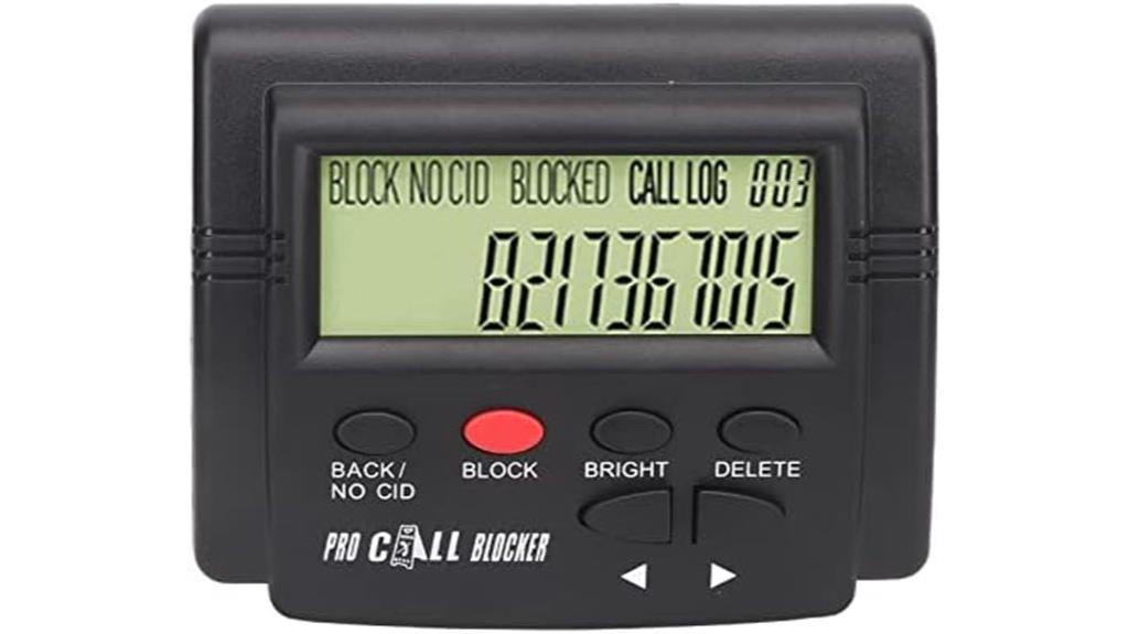 call blocking and spam prevention