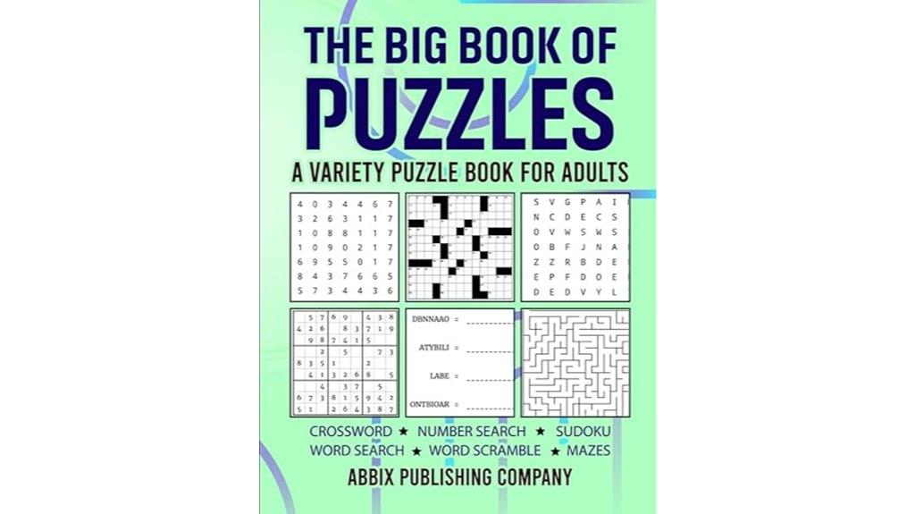 challenging puzzle book for adults