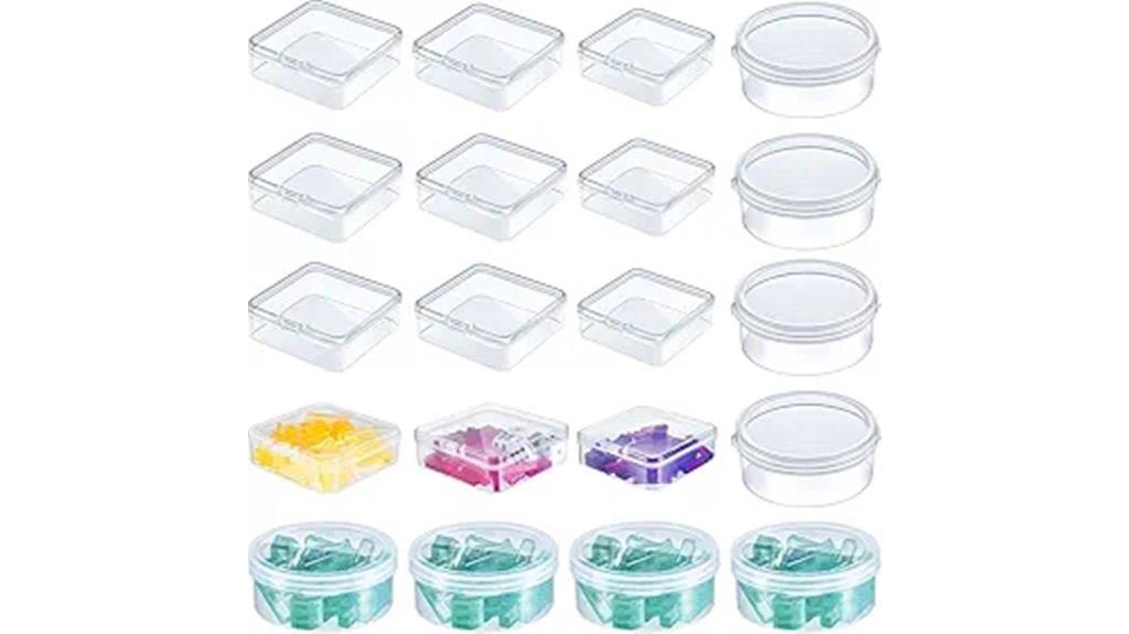 clear game token containers