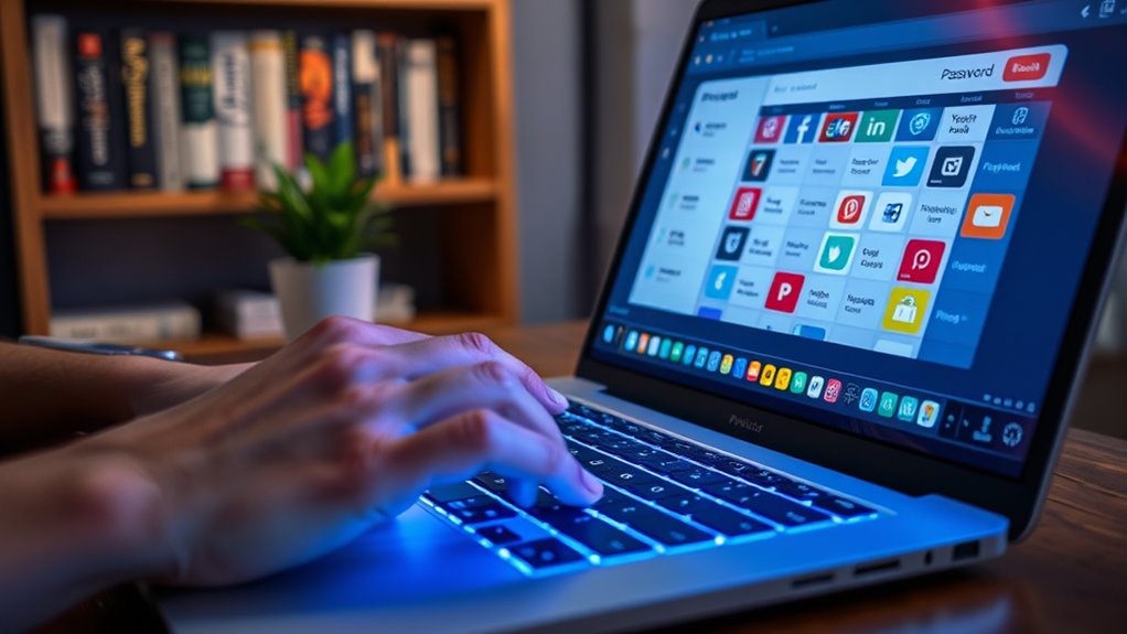 create strong unique passwords