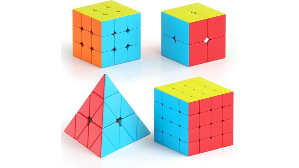 cube set with multiple puzzles