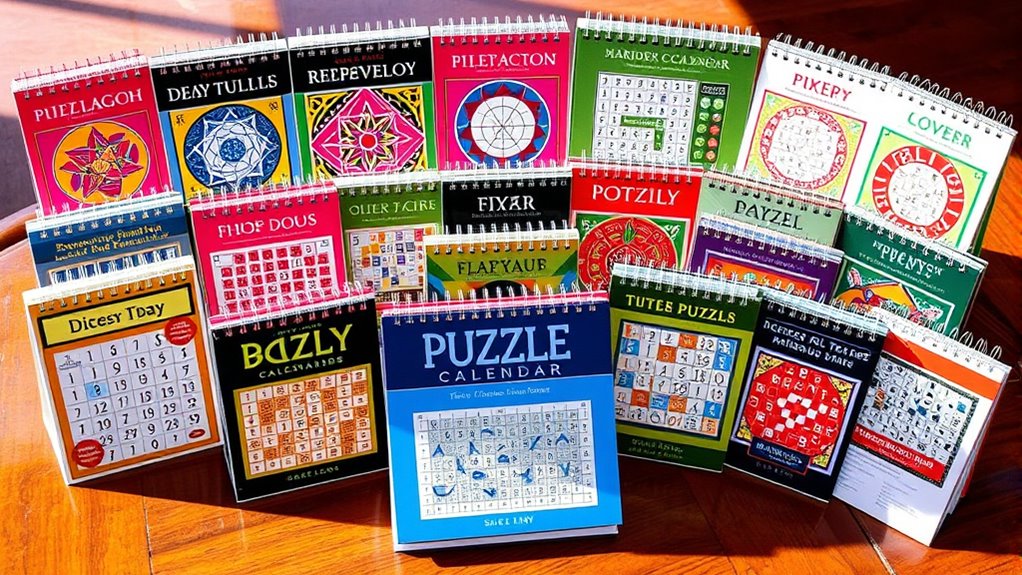 daily puzzle calendar selection
