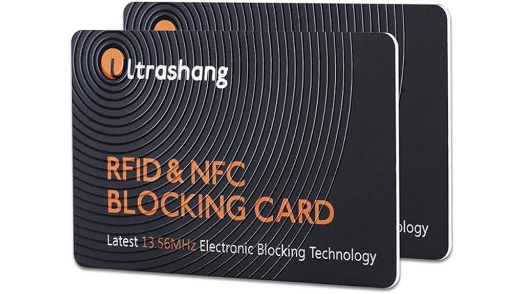 dual rfid blocking cards