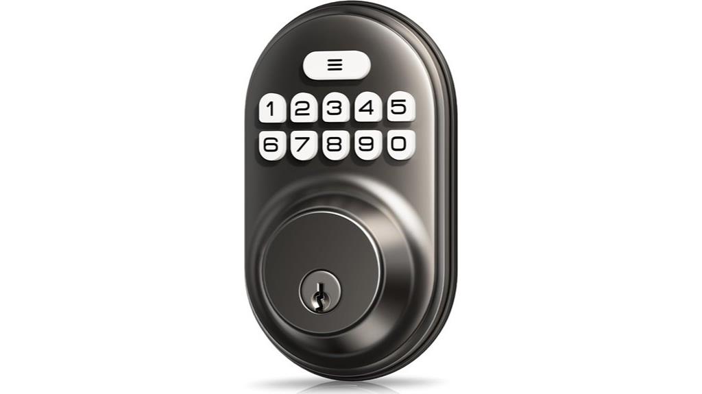 electronic keypad door lock