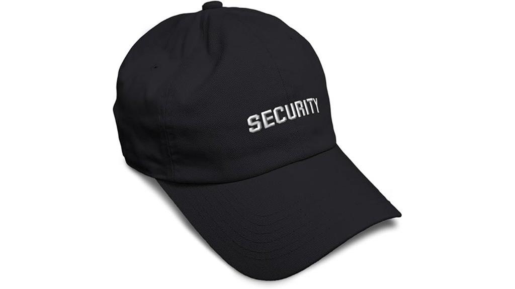 embroidered soft baseball hat