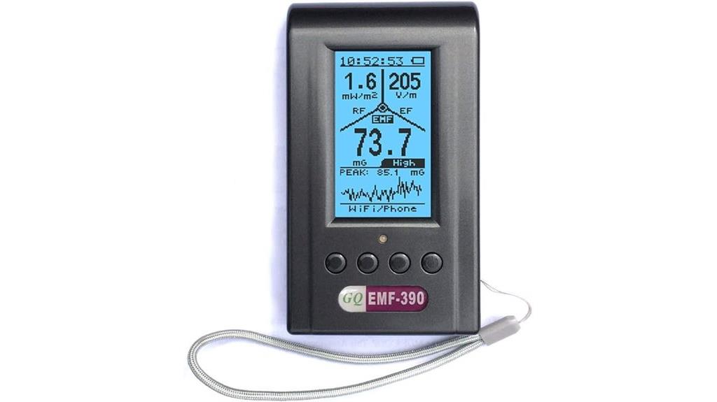emf data logger spectrum