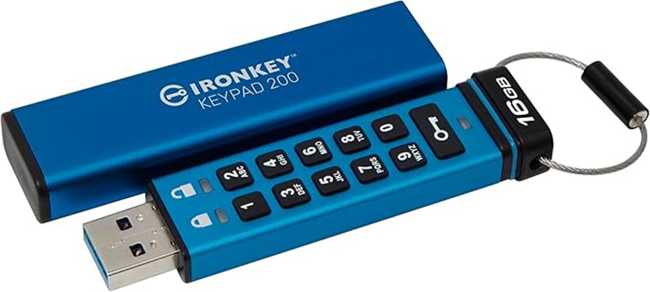 encrypted 16gb usb key