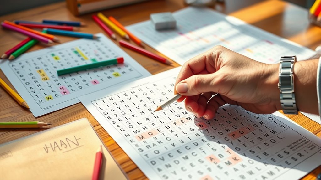 enhance vocabulary through puzzles