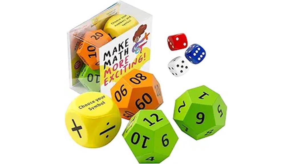 family friendly math dice game