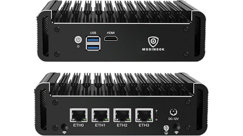 fanless firewall mini pc