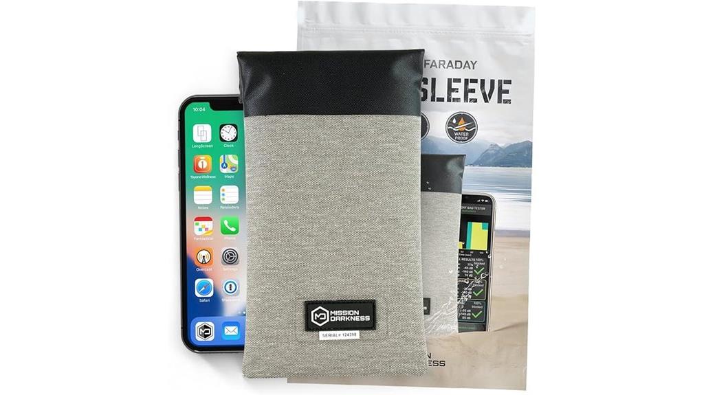 faraday phone shield sleeve