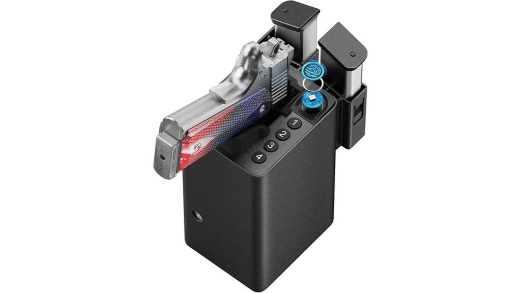 fingerprint pistol gun safe