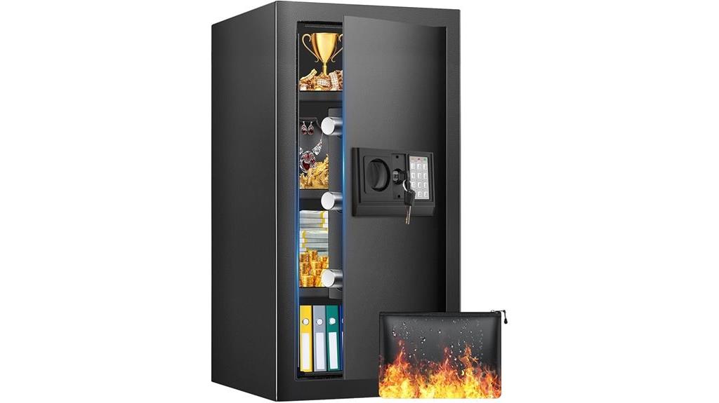 fireproof waterproof digital safe