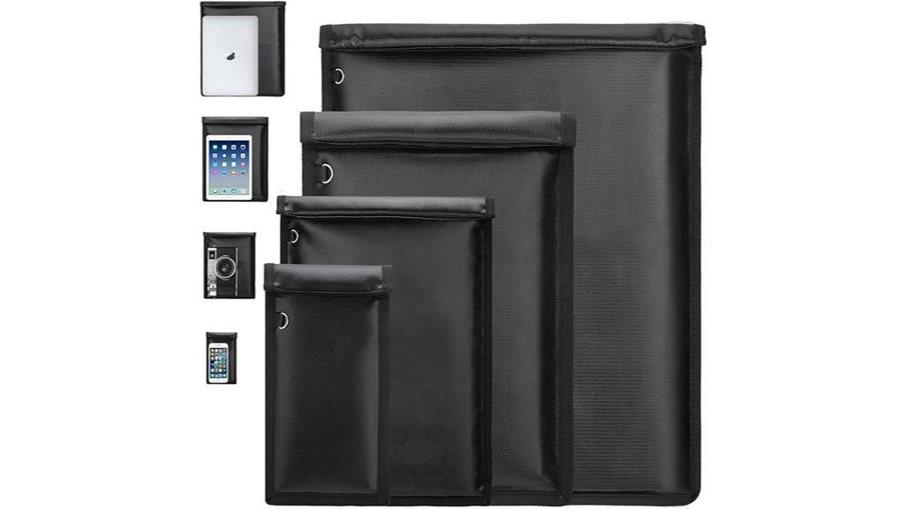 four electronic device protectors