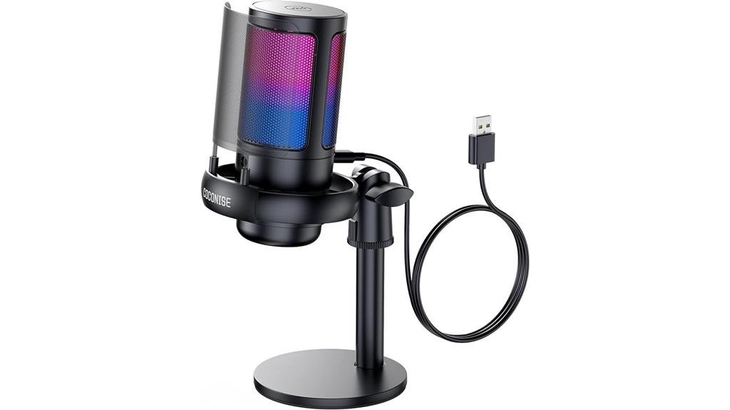 gaming microphone with tripod