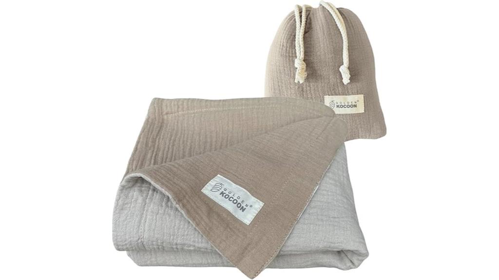 golden kocoon e m f blanket