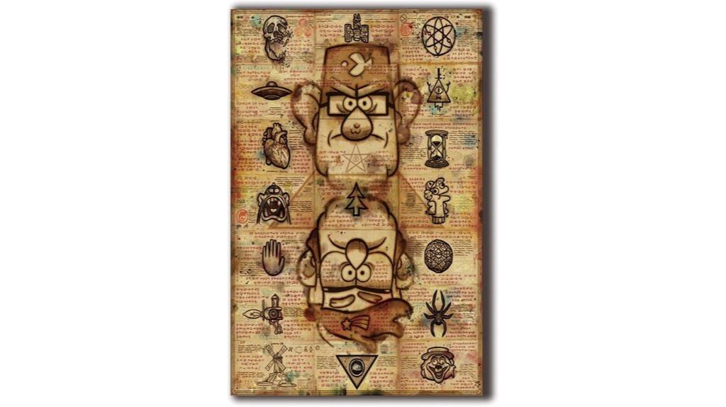 gravity falls wall poster