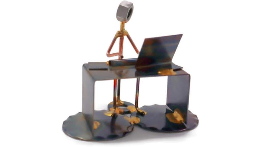handcrafted recycled metal art